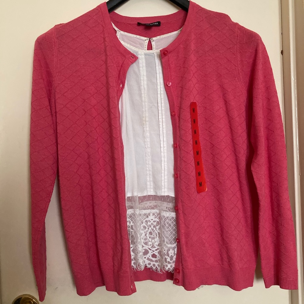 Blush pink Button down cardigan